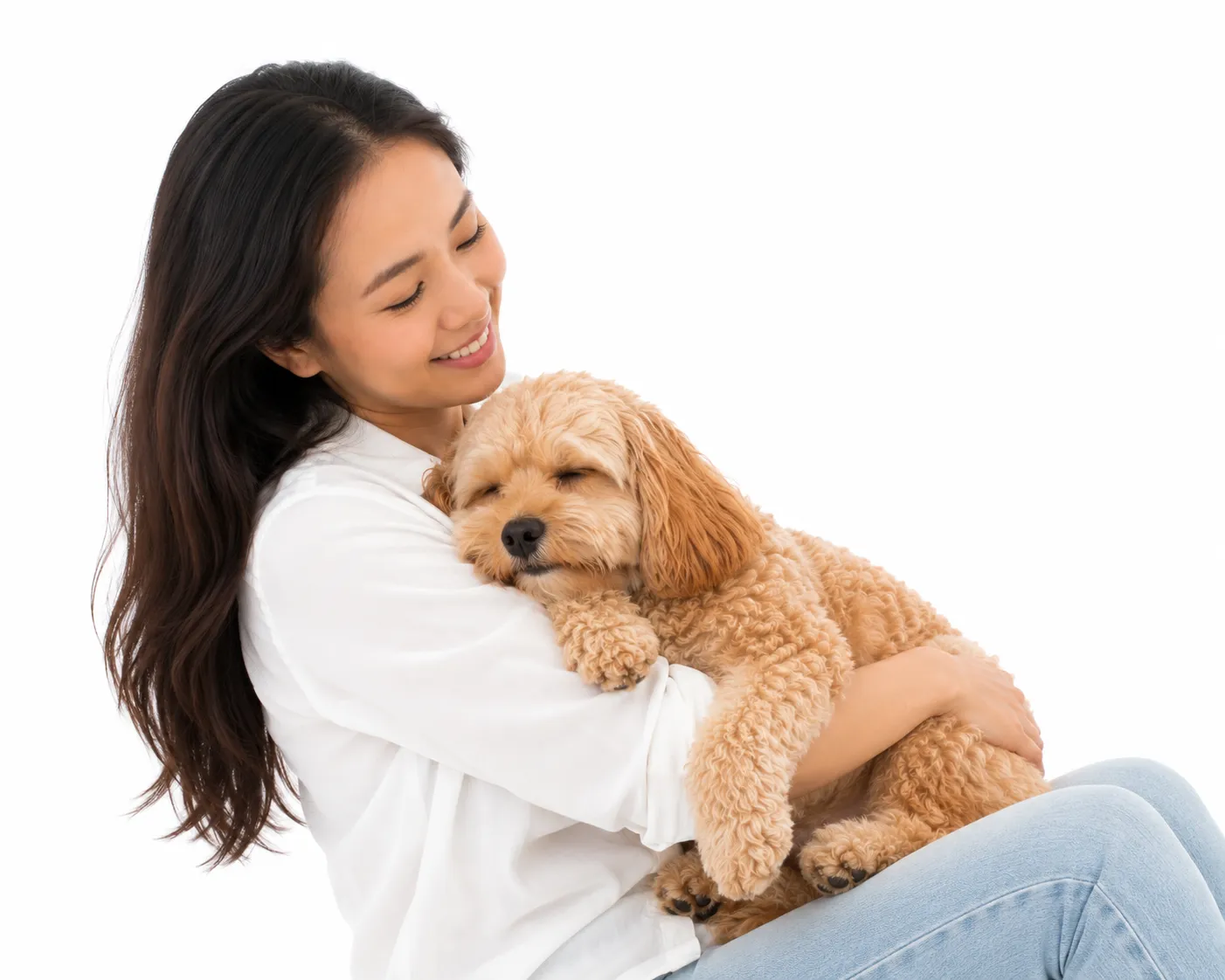 A VetExpress veterinarian with a patient in the clinic